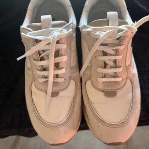 Madewell Cream Leather Shoes